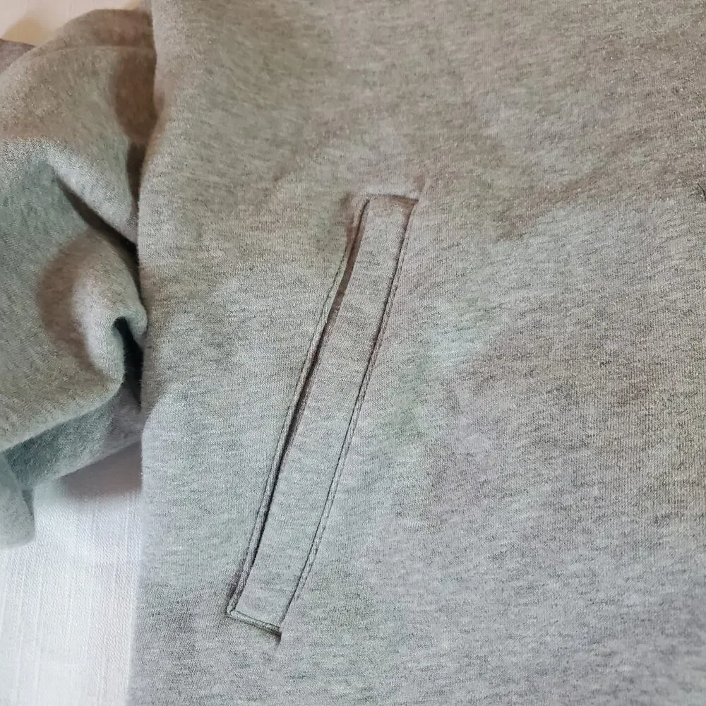 Adidas Football University FBU Hoodie Mens XL Gray Pullover Sweatshirt